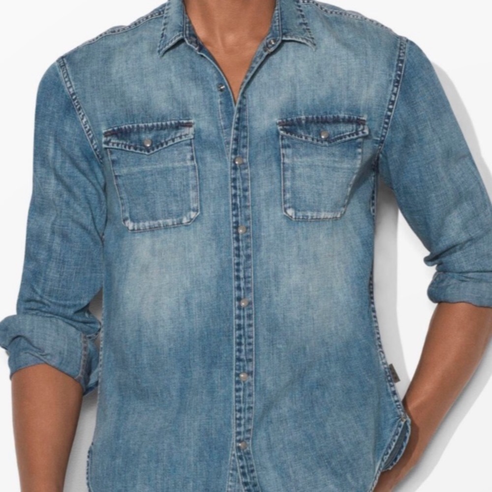 John Varvatos USA Western shirt